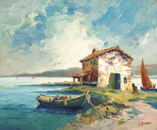 Adolphe Mathis - La maison du pecheur, Provence