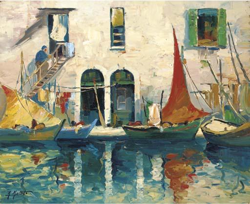 Adolphe Mathis - \'Le miroir aux oiseaux\' Martigues