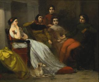 Adolphe Monticelli - Conversation D\'Après Diner