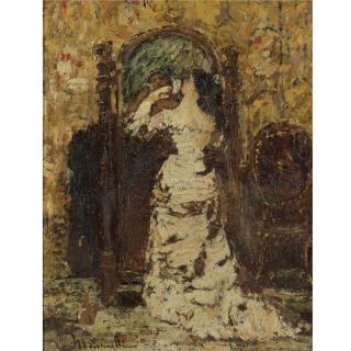 Adolphe Monticelli - Preparing For The Soiree