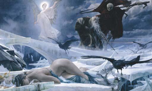 Adolphe Rudolph Hiremy-Hirschl - Ahasuerus (The Wandering Jew)