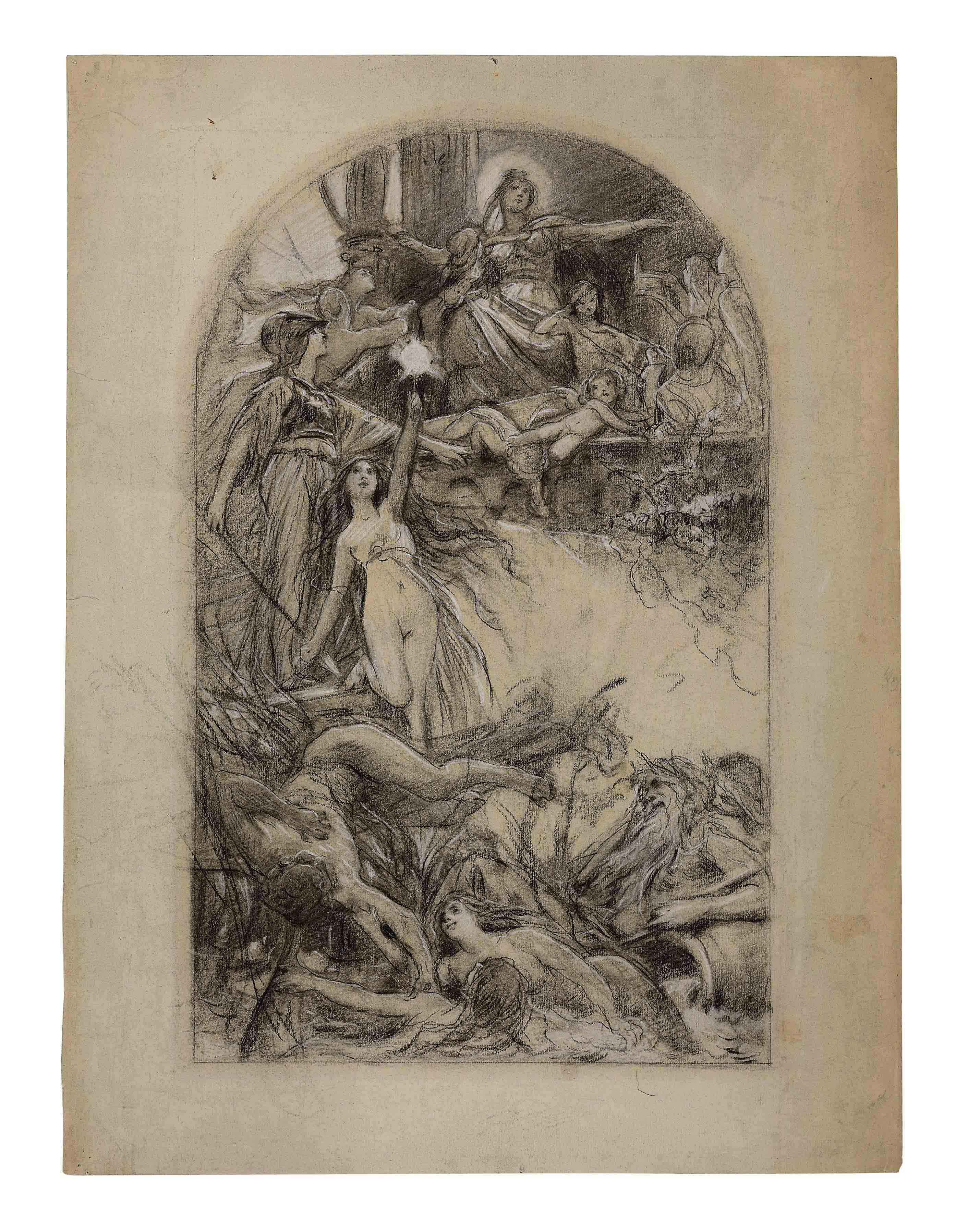 Adolphe Rudolph Hiremy-Hirschl - Project for an allegory