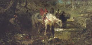 Adolphe Schreyer - Beduins at rest