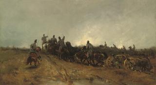 Adolphe Schreyer - Planning a manoeuvre