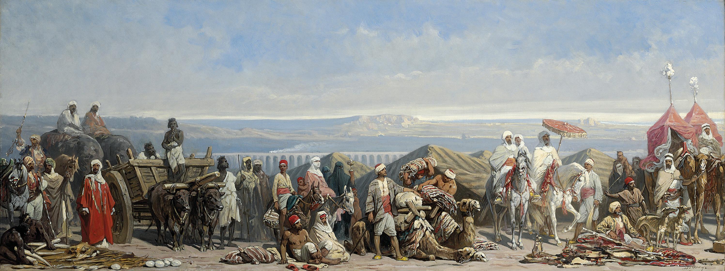 Adolphe Yvon - The departure of the chief