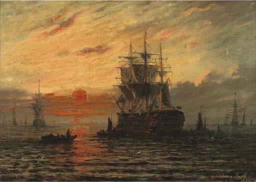 Adolphus Knell - The Flagship At Dusk