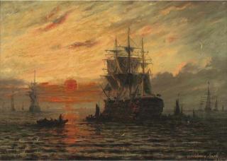 Adolphus Knell - The Flagship At Dusk