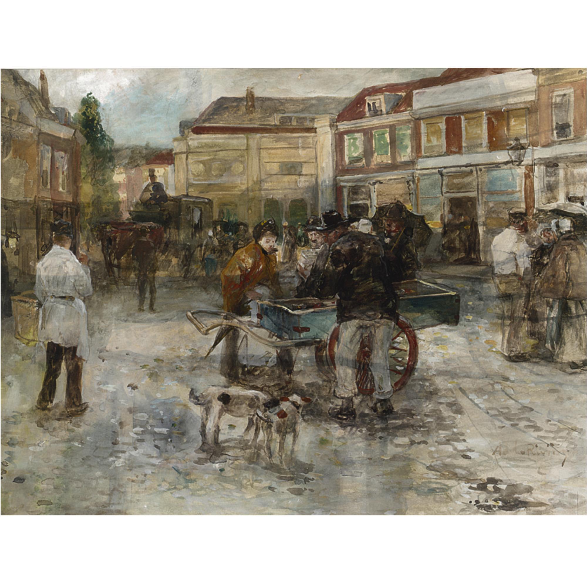 Adriaan de la Rivière - The Fruitseller