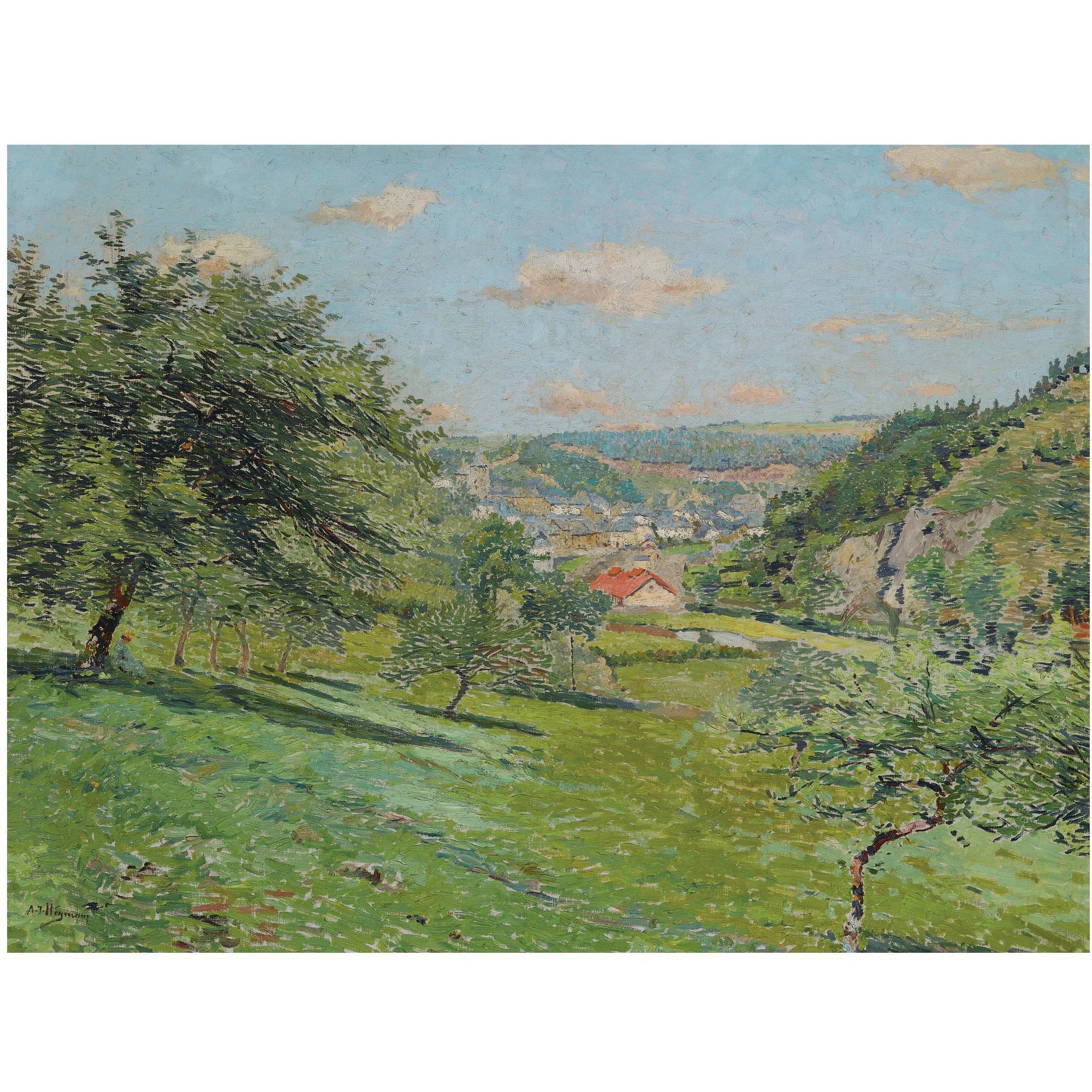Adriaan Heymans - Belgian Gezicht Op Houffalize