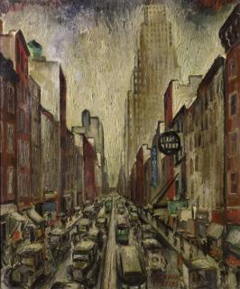 Adriaan Lubbers - Fifth Avenue (?) in New York