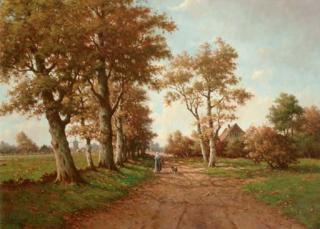 Adriaan Marinus Geyp - Fishing on a summers day