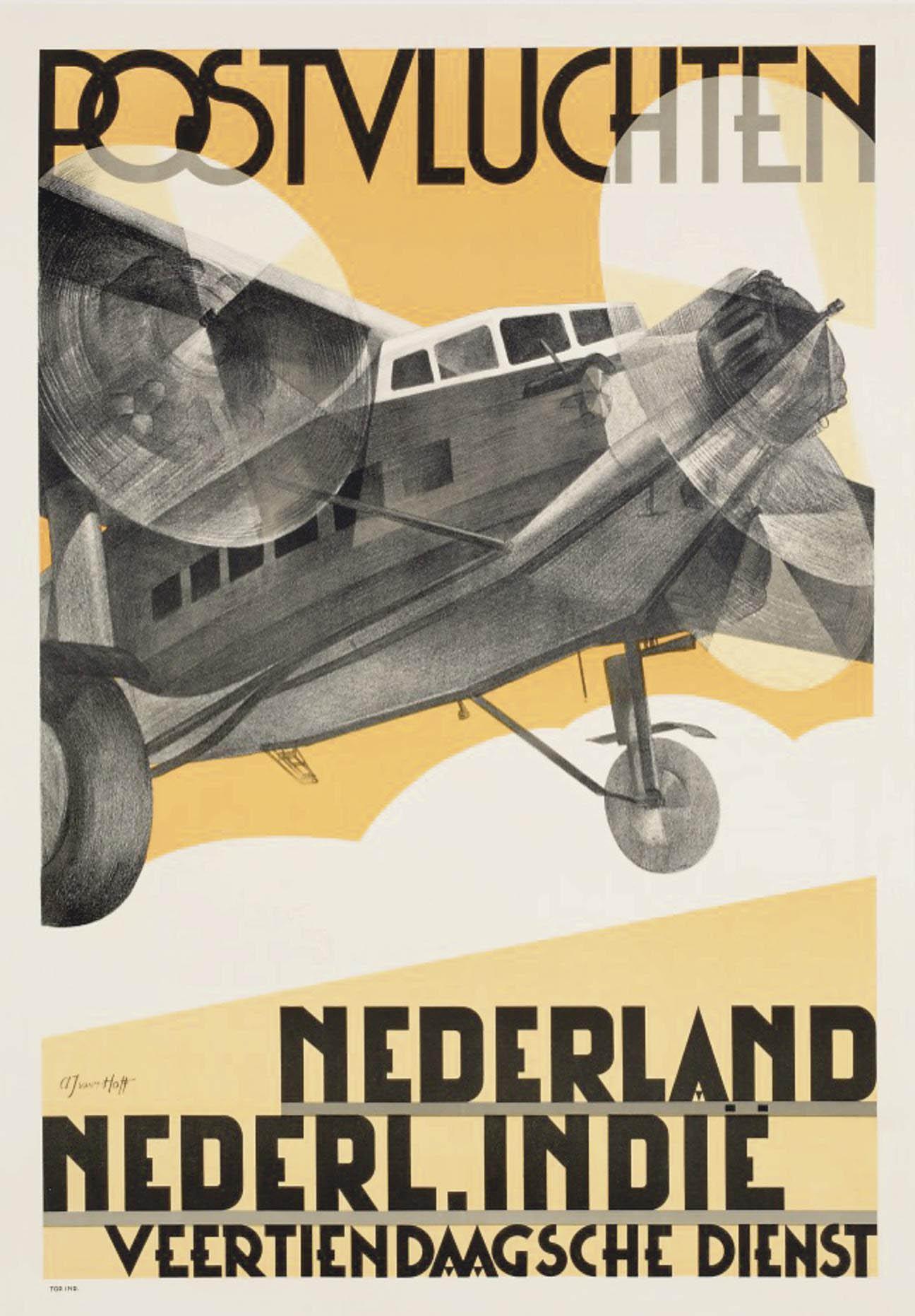 Adriaan Van\'T Hoff - Postvluchten, Nederland