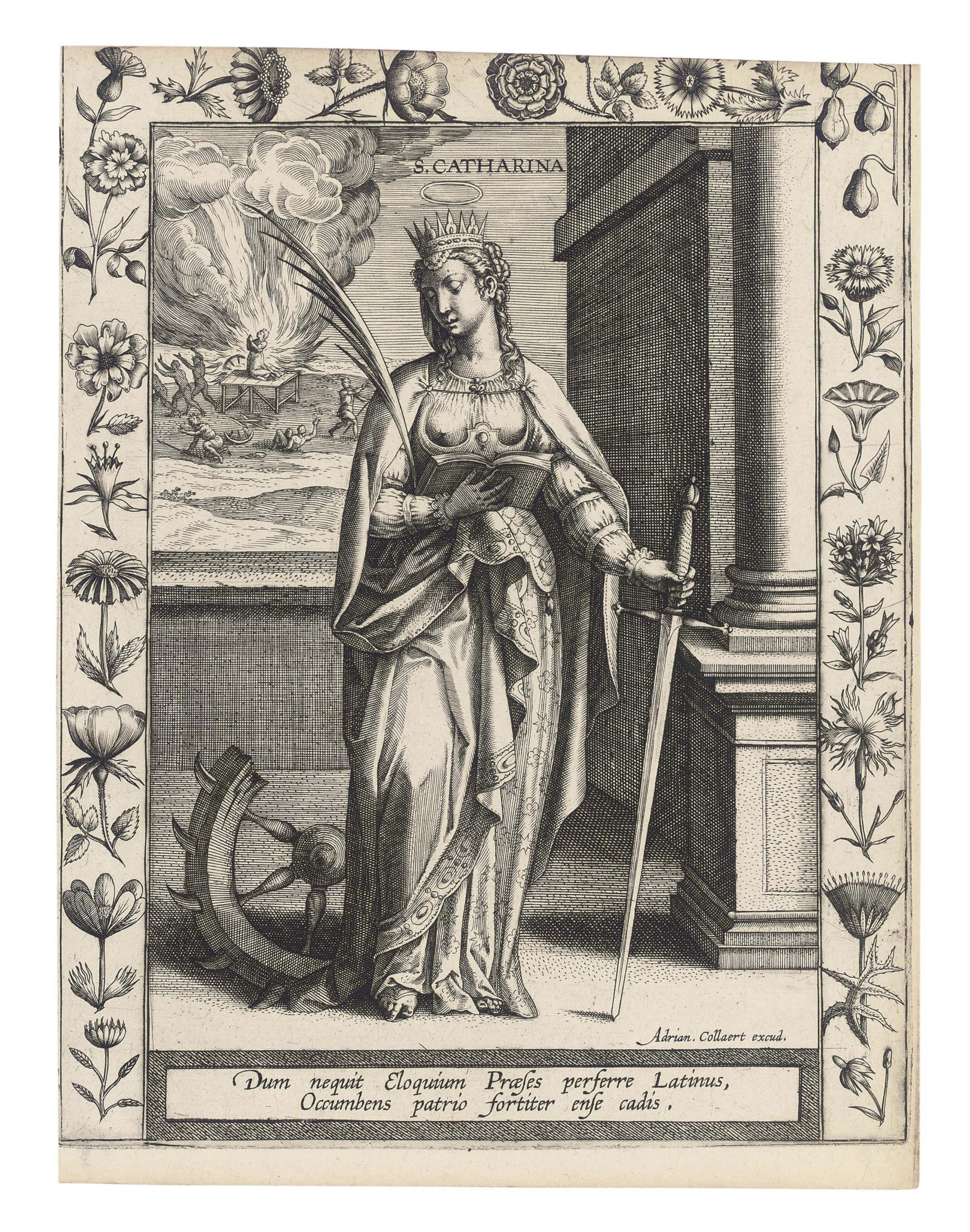 Adriaen Collaert - Martyrologium sanctorum virginum (Hollstein 260-283)