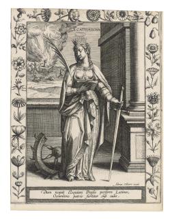 Adriaen Collaert - Martyrologium sanctorum virginum (Hollstein 260-283)