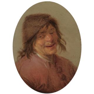 Adriaen Jansz. Van Ostade - A Laughing Peasant