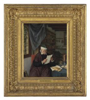 Adriaen Jansz. van Ostade - A lawyer seated at a table reading a letter