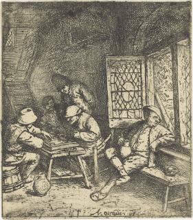 Adriaen Jansz. van Ostade - The Backgammon Players