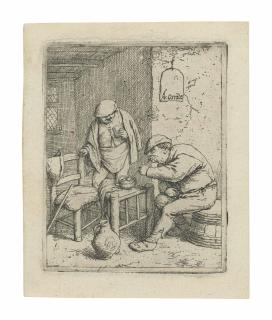 Adriaen Jansz. Van Ostade - The Smoker and the Drinker