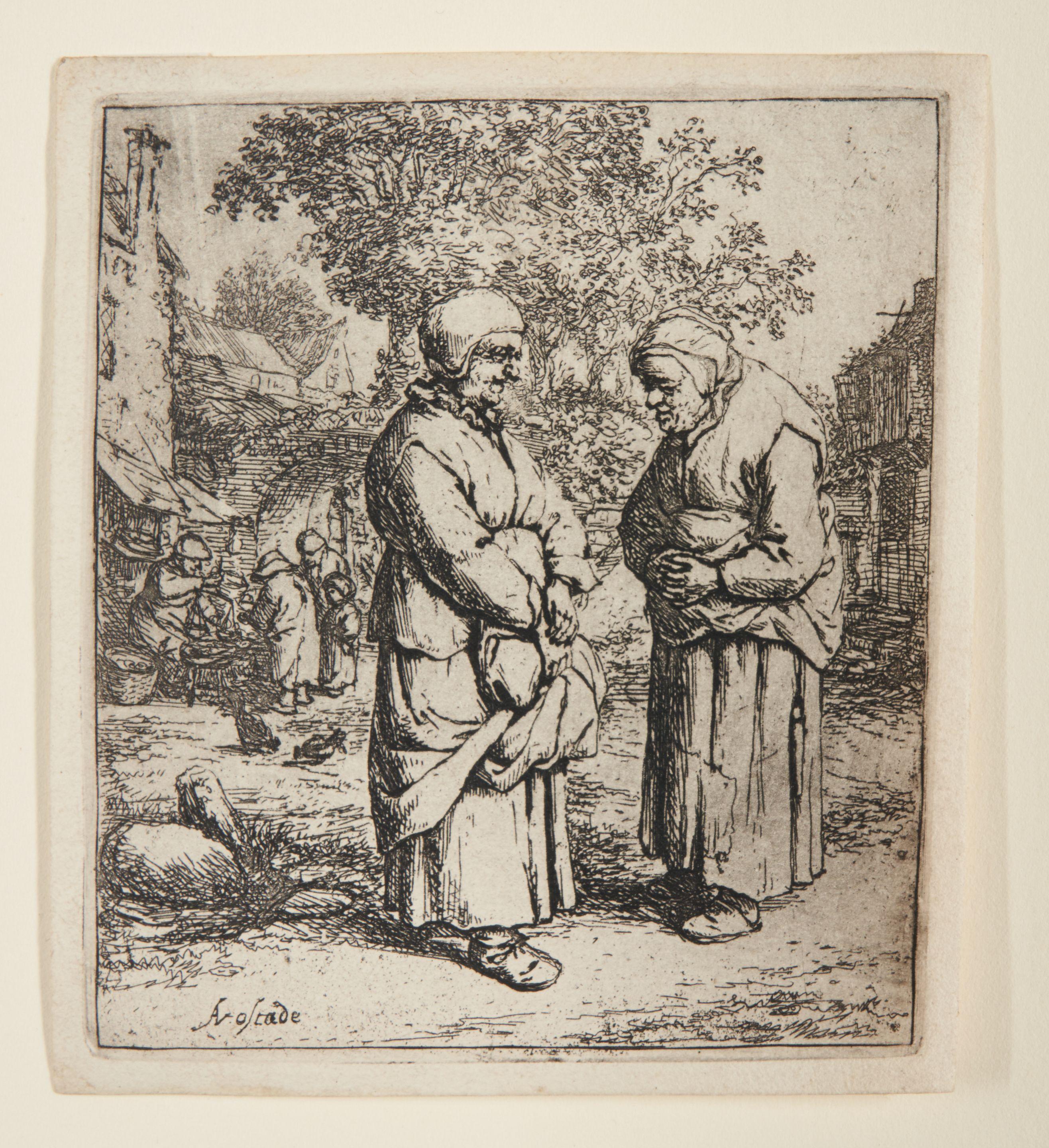 Adriaen Jansz. van Ostade - Two Gossips
