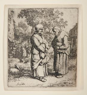 Adriaen Jansz. van Ostade - Two Gossips
