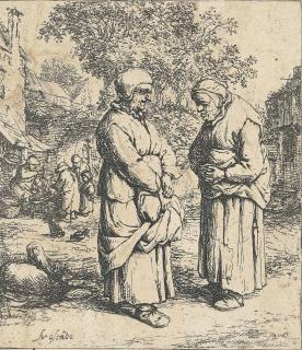 Adriaen Jansz Van Ostade - Two Gossips