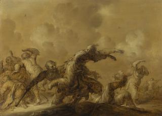 Adriaen Pietersz. van de Venne - A Fight Between Beggars