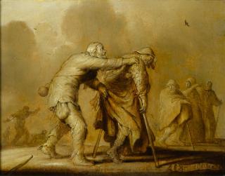 Adriaen Pietersz. Van De Venne - Armoe Soeckt List: Poverty Leads To Cunning