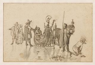Adriaen Pietersz. Van De Venne - Eisvergnügen.
