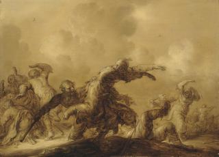 Adriaen Pietersz Van De Venne - \'Evitez de souffrir\': une dispute de gueux