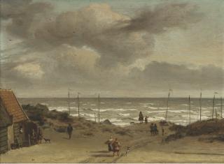 Adriaen Van De Velde - View from the Dunes out to Sea