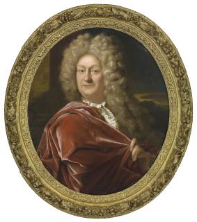 Adriaen Van Der Werff - Portrait of Adriaen Paets (1656-1712), bust-length, in a red velvet cloak