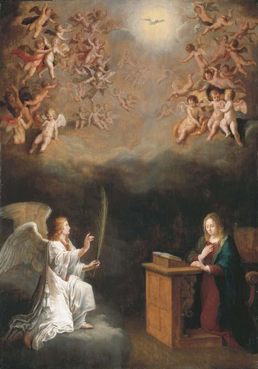 Adriaen van Nieulandt - The Annunciation