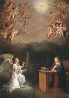 Adriaen van Nieulandt - The Annunciation