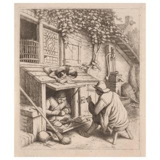 Adriaen van Ostade - A Group of Scenes from Dutch Country Life 8