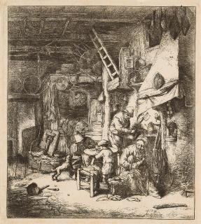 Adriaen van Ostade - Die Bauernfamilie.