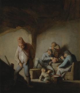 Adriaen Van Ostade - Peasants In The Interior Of An Inn