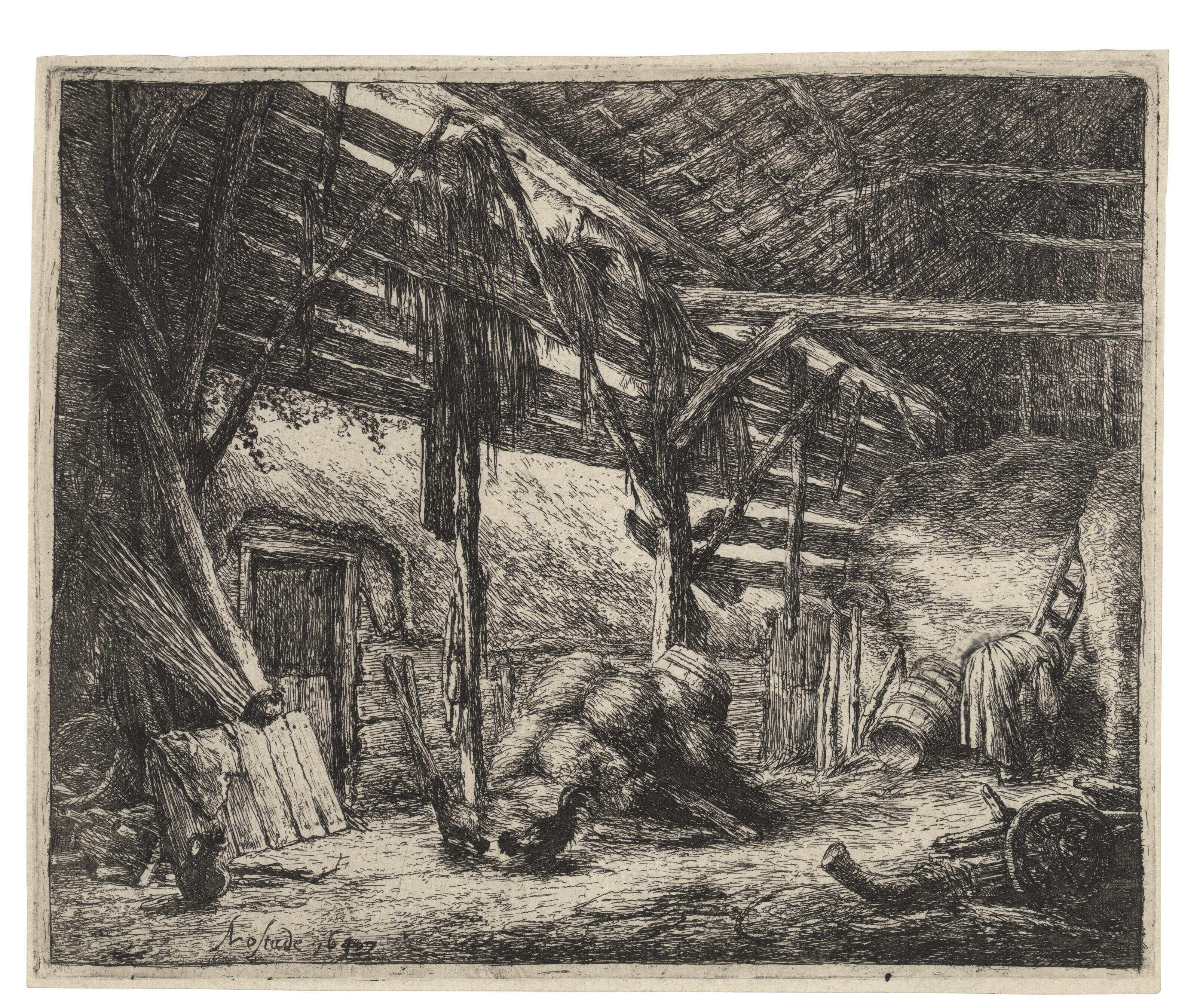 Adriaen Van Ostade - The Barn