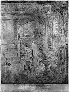 Adriaen Van Ostade - The Painter (B., Dut., God., Holl. 32)