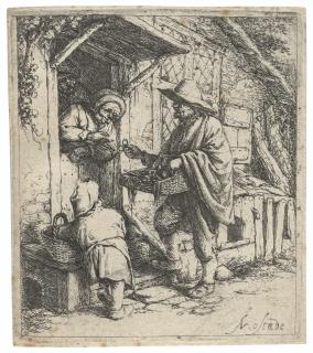 Adriaen Van Ostade - The Spectacle Seller