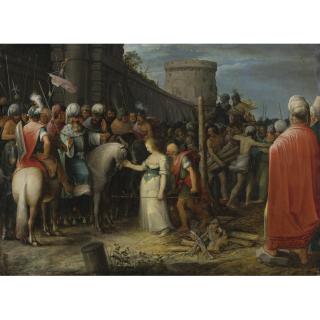 Adriaen Van Stalbemt - Tamar Being Led To The Stake