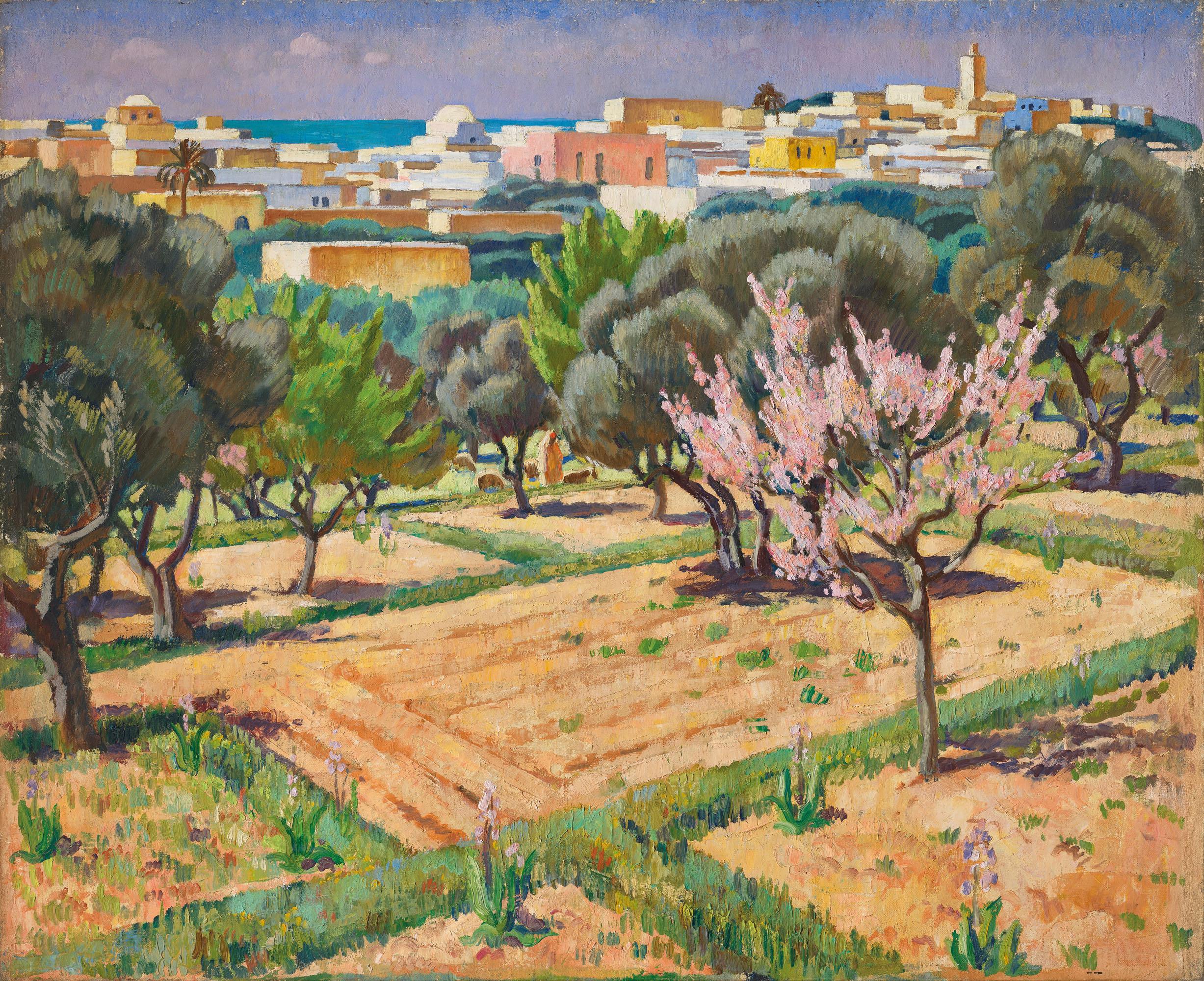 Adrian Allinson - Spring in Sidi-bou-Said