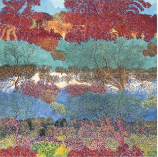 Adrian Berg, R.A. - Gloucester Gate, Regent\'S Park, Autumn, Winter, Spring