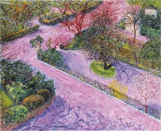 Adrian Berg, R.A. - Gloucester Lodge, Regent\'S Park, Mid-April \'80