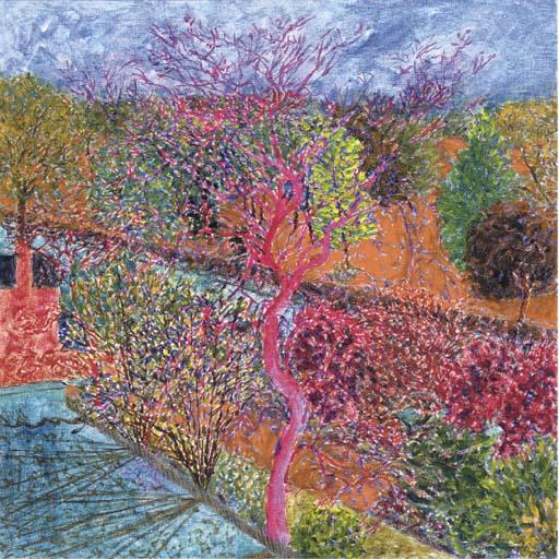 Adrian Berg, R.A. - St Katharine\'s Precinct, Regent\'s Park, April