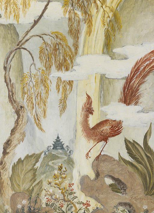 Adrian George Feint - Study For Oriental Garden