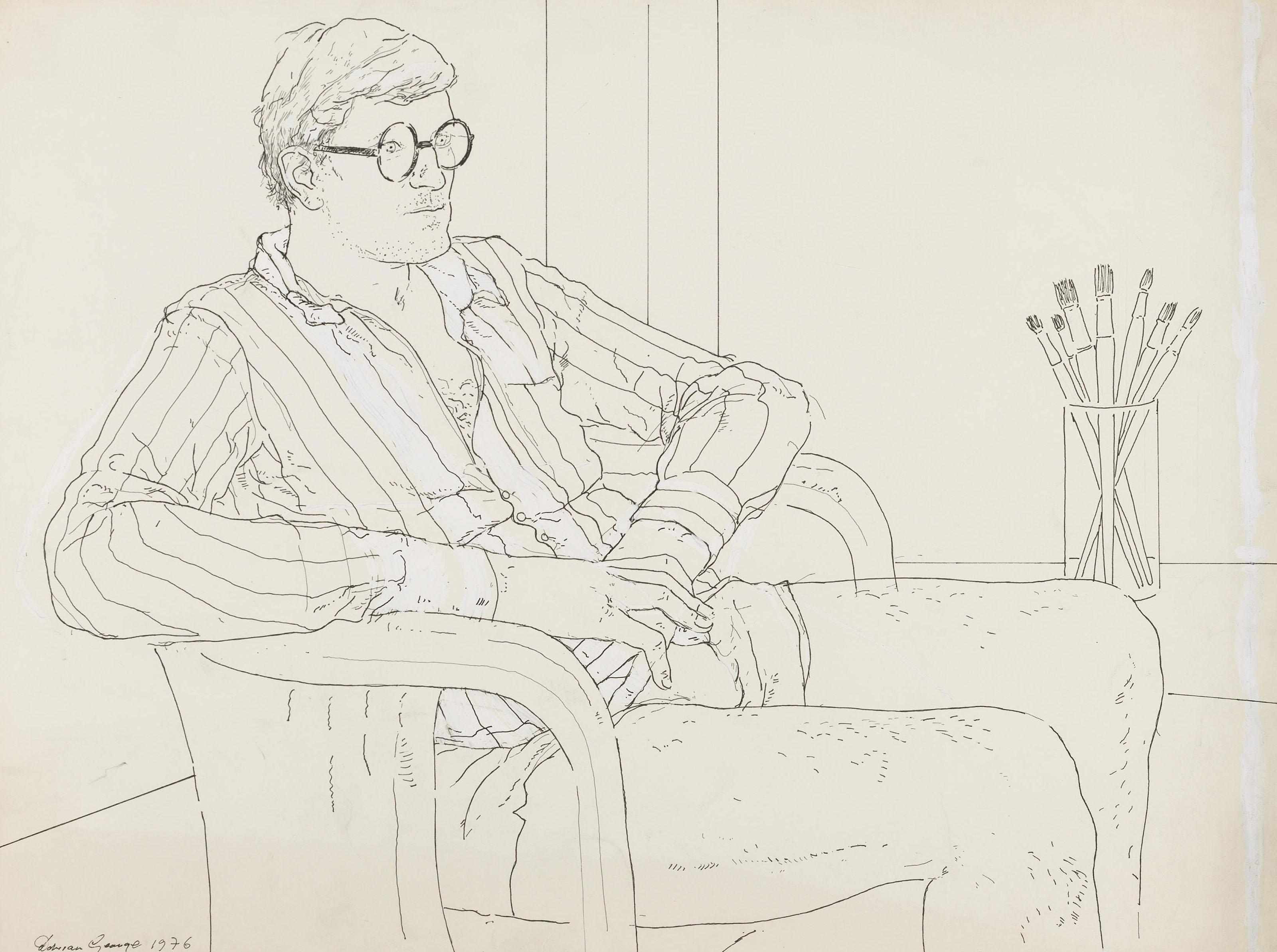 Adrian George - David Hockney