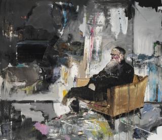 Adrian Ghenie - Self Portrait As Charles Darwin