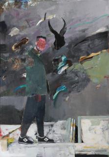 Adrian Ghenie - Self Portrait in 1945
