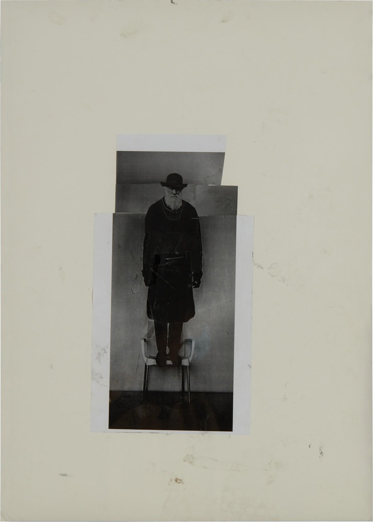 Adrian Ghenie - Study for Self-Portrait as Charles Darwin No. 2