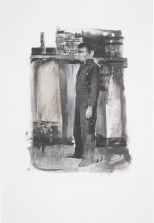 Adrian Ghenie - Untitled (Study For Self Portrait Standing)